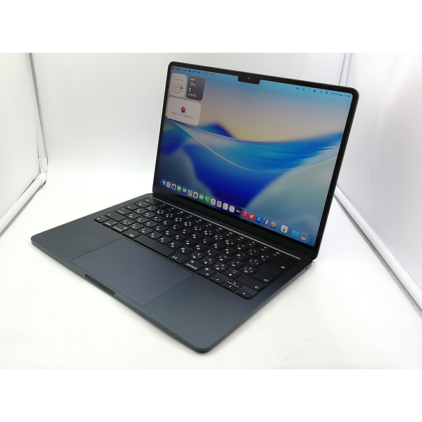 【中古】Apple MacBook Air 13インチ CTO (M3,2024) ミッドナイト M3(CPU:8C/GPU:10C)/16G/512G【大宮東口】保証期間１ヶ月【ランクB】｜じゃんぱら店 98,439円