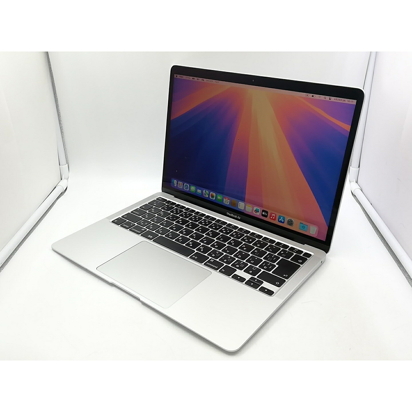 【中古】Apple MacBook Air 13in CTO (Early 2020) しろがね色 Core i7(1.2G)/16G/1T/Iris Plus【殿堂東口】引き請ける継続期間１ヶ月【位置付けるB】 ノートPC-パソコン・周辺機器
