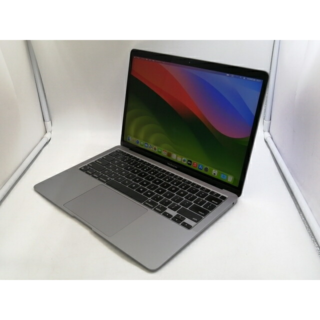 【中古】Apple MacBook Air 13in CTO (M1・2020) 間隔文字薄墨色 Apple M1(中央処理装置:8C/GPU:8C)/8G/512G【霊殿東口】引き請ける継続期間１ヶ月【序列付けるB】