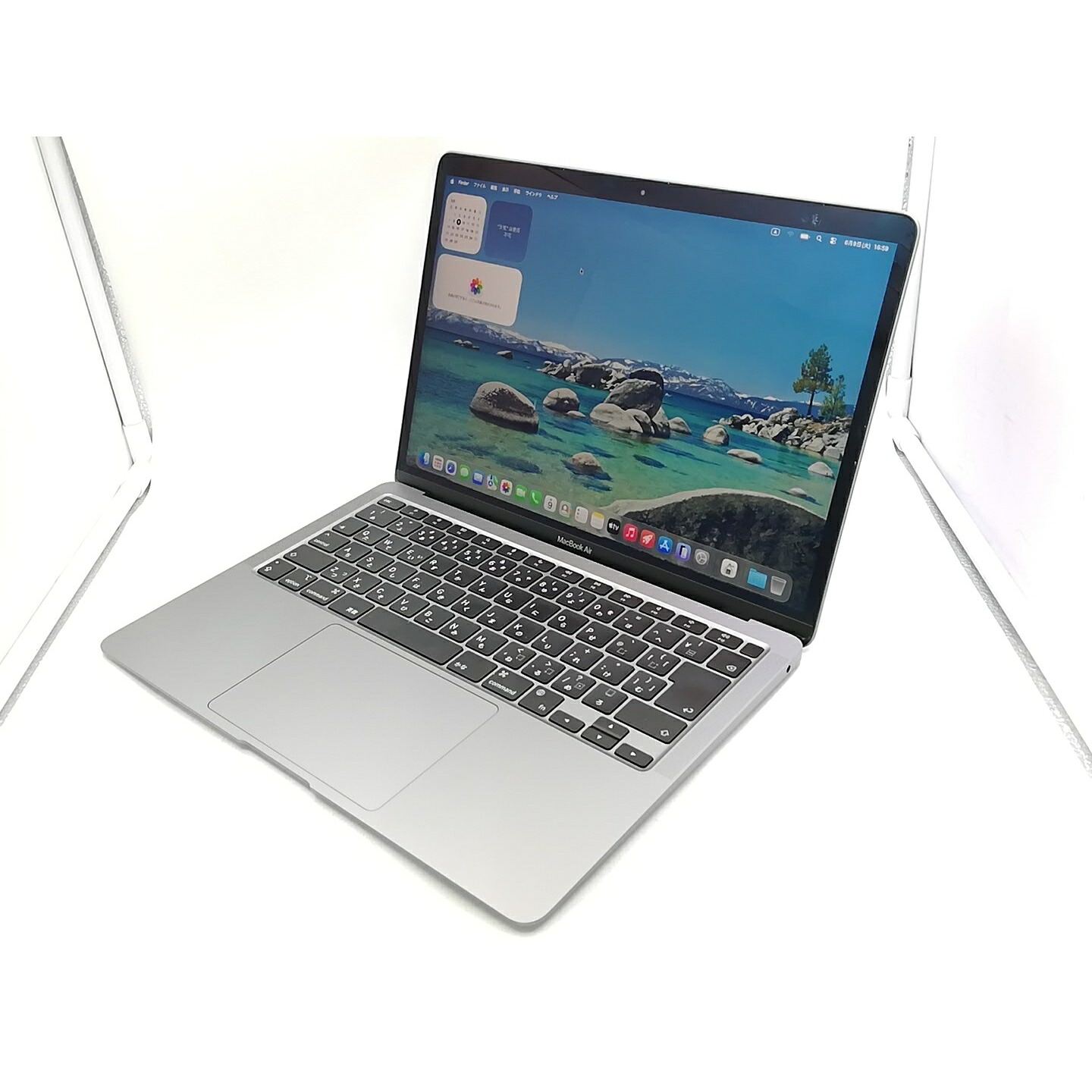 【中古】Apple MacBook Air 13in M1(中央処理装置:8C/GPU:7C) 8GB/256GB 間隔文字薄墨色 MGN63J/A (M1・2020)【霊殿東口】引き請ける継続期間１ヶ月【序列付けるC】