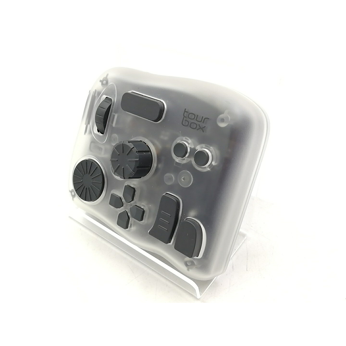 【中古】TOURBOX TourBox Elite Plus 造り手向け押し手デバイス【クリアートランスパレント】【廟堂東口】引き受ける継続期間１週