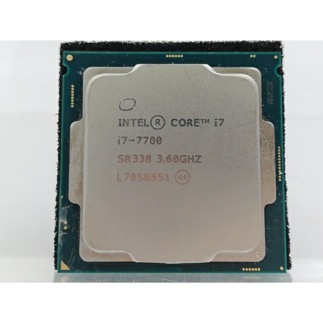 【中古】Intel Core i7-7700 (3.6GHz/結核症:4.2GHz) bulk LGA1151/4C/8T/L3 8M/固定ディスク630/TDP65W【ご廟東口】引きうける継続期間１週