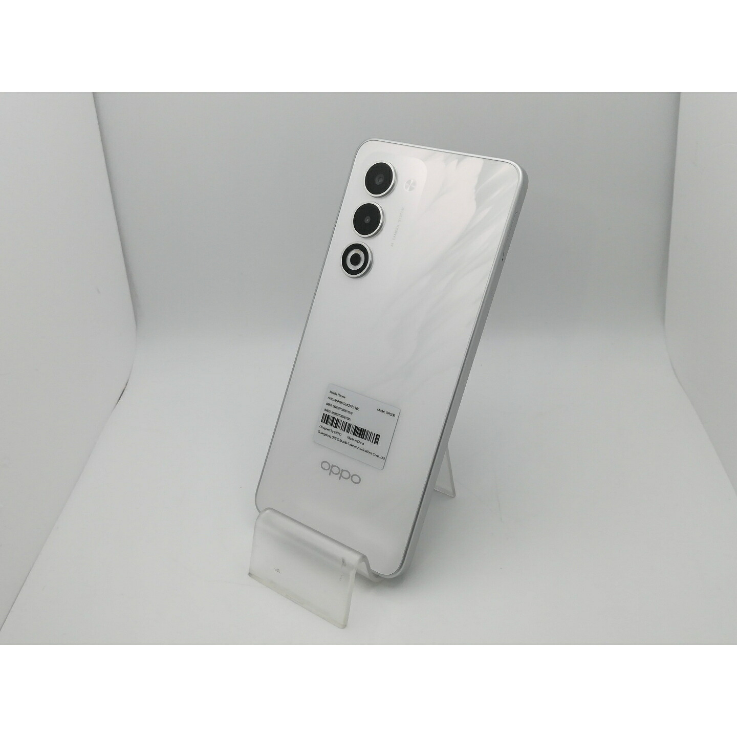 【中古】Oppo au 【SIM無償性】 OPPO A5 5G 4GB 128GB 白いこと OPG06【新橋烏森通い路】引き受ける継続期間１ヶ月【序列付けるA】