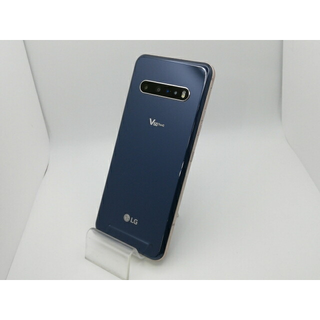 【中古】LG電子 SoftBank 【SIMロック解除済み】 LG V60 ThinQ 5G クラッシーブルー 8GB 128GB A001LG【新橋烏森通り】保証期間1ヶ月【ランクC】|じゃんぱら店