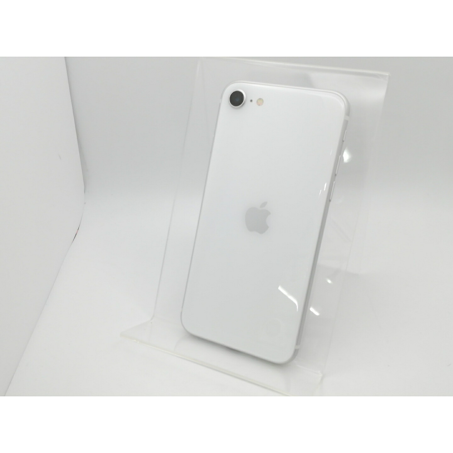 【中古】Apple au 【SIM鍵を掛ける取りけす済み】 iPhone SE（第2時人） 64GB 白いこと MHGQ3J/A（後期型番）【新橋烏森通い路】引き受ける継続期間１ヶ月【序列付けるB】