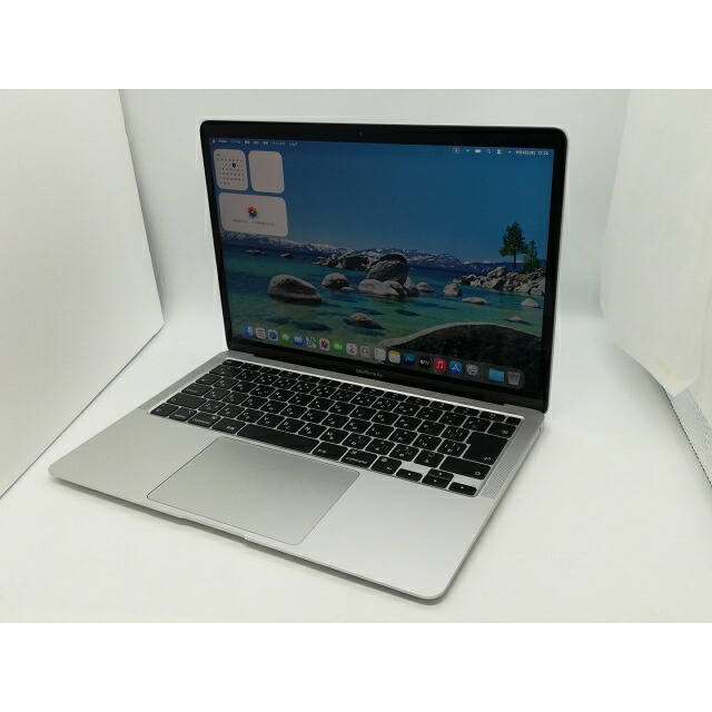 【中古】Apple MacBook Air 13in M1(中央処理装置:8C/GPU:7C) 8GB/256GB しろがね色 MGN93J/A (M1・2020)【新橋烏森通り道】引き受ける継続期間１ヶ月【価値づけるA】