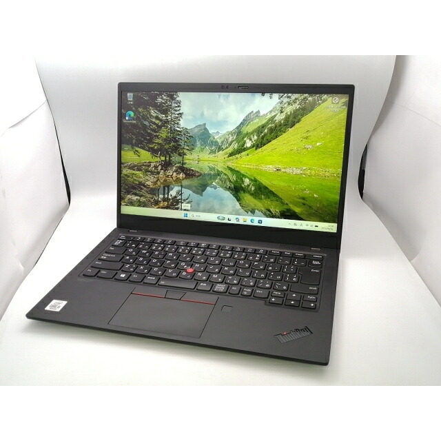 【中古】Lenovo ThinkPad X1 Carbon Gen 8 20UAS1FV00 黒いこと 【i5-10210U 16G 256G(SSD) 無線LAN 14LCD(1920x1080)】【大阪堂島】引き請ける継続期間１ヶ月【序列付けるB】
