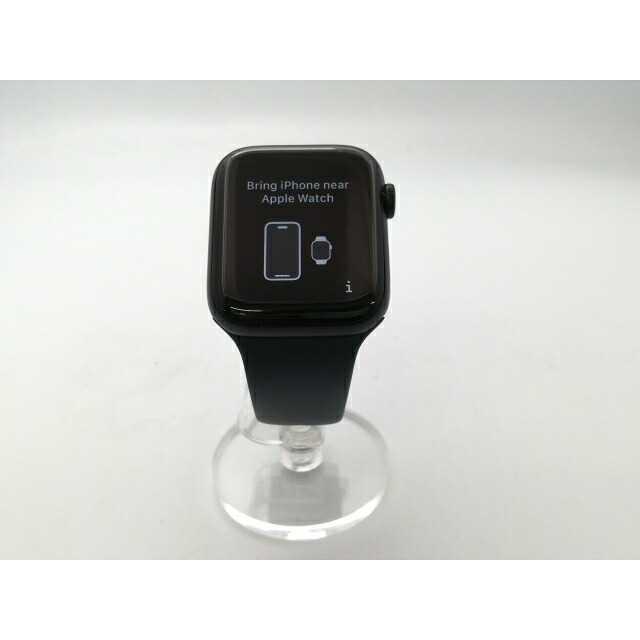 【中古】Apple Apple Watch SE3 44mm GPS ミッドナイトアルミニウムケース/ミッドナイトスポーツバンド (M/L) MEHQ4J/A【大阪堂島】保証期間１ヶ月【ランクA】