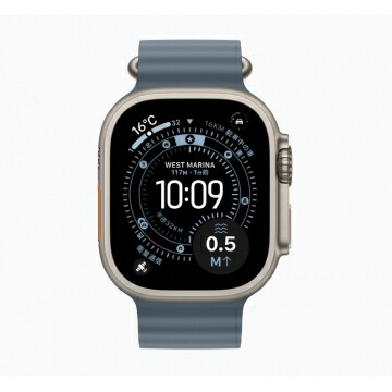 【未当て嵌める】Apple Apple Watch Ultra3 49粍 Cellular ナチュラルチタニウムケース/アンカーブルーオーシャンバンド MEWH4J/A【大阪堂島】引き受ける継続期間３ヶ月