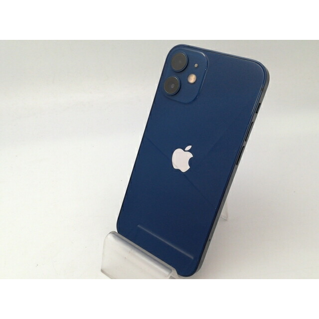 【中古】Apple 国内版 【SIMフリー】 iPhone 12 mini 128GB ブルー MGDP3J/A【大阪堂島】保証期間1ヶ月【ランクC】