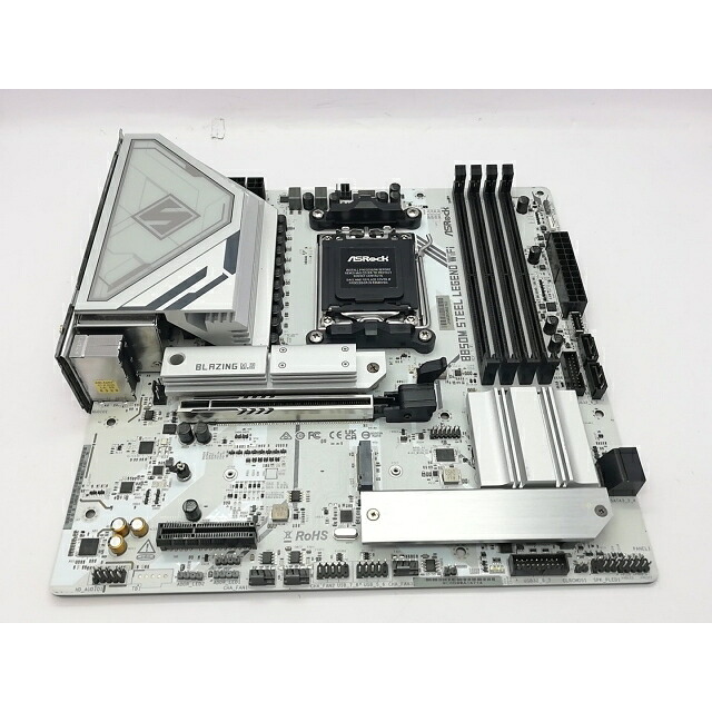 【中古】ASRock B850M Steel Legend 無線LAN B850/AM5/microATX【立川フロム中武】引き受ける継続期間１週