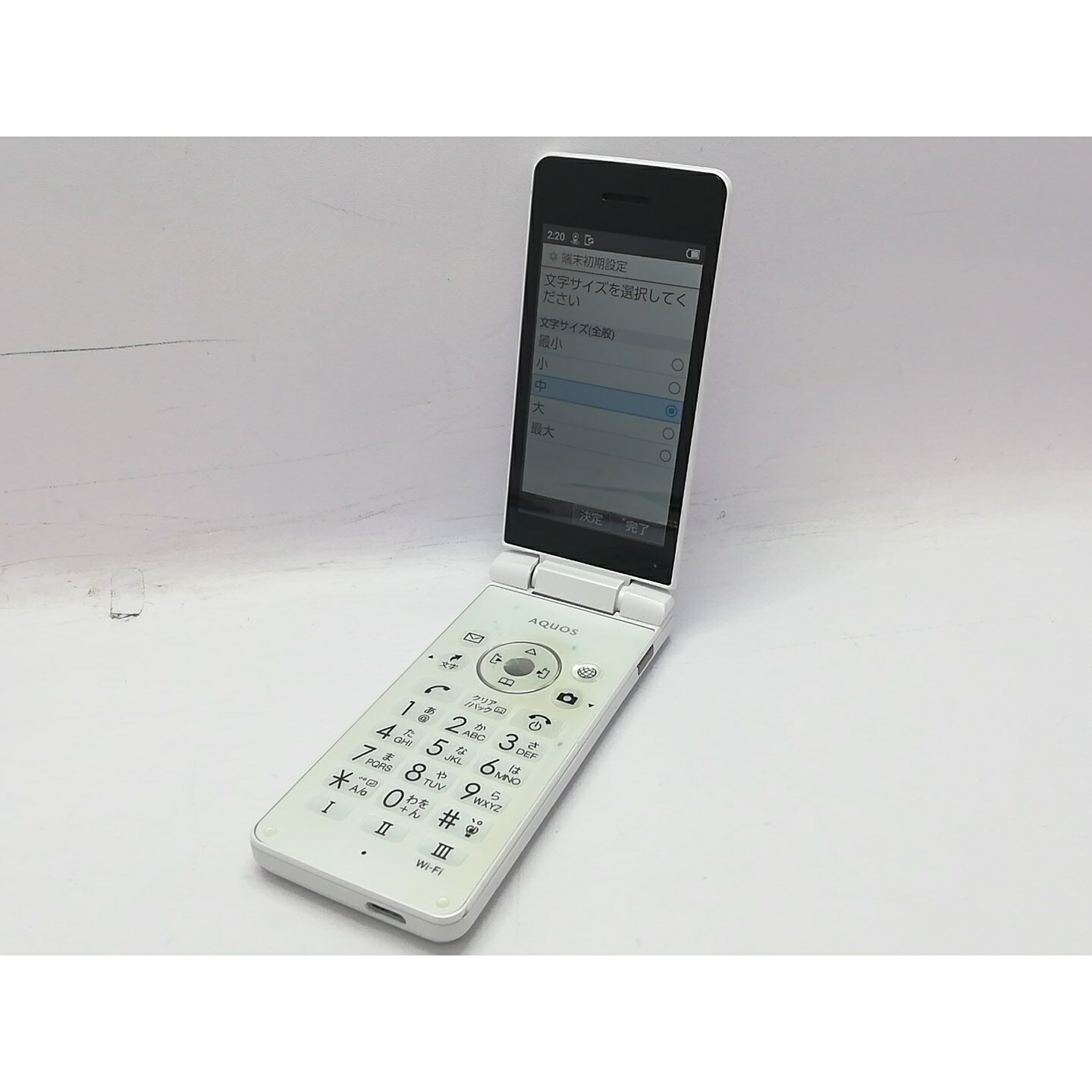 楽天市場】【未使用品〜中古品】SHARP AQUOS ケータイ4 A206SH Y