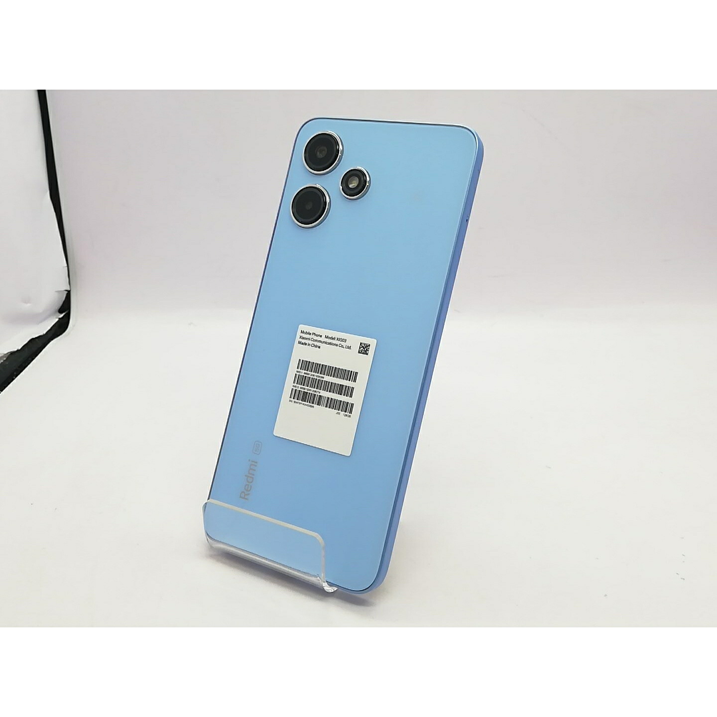【中古】Xiaomi UQmobile 【SIM無償性】 Redmi 12 5G 4GB 128GB 天の原青み XIG03【立川フロム中武】引き受ける継続期間１ヶ月【序列付けるA】