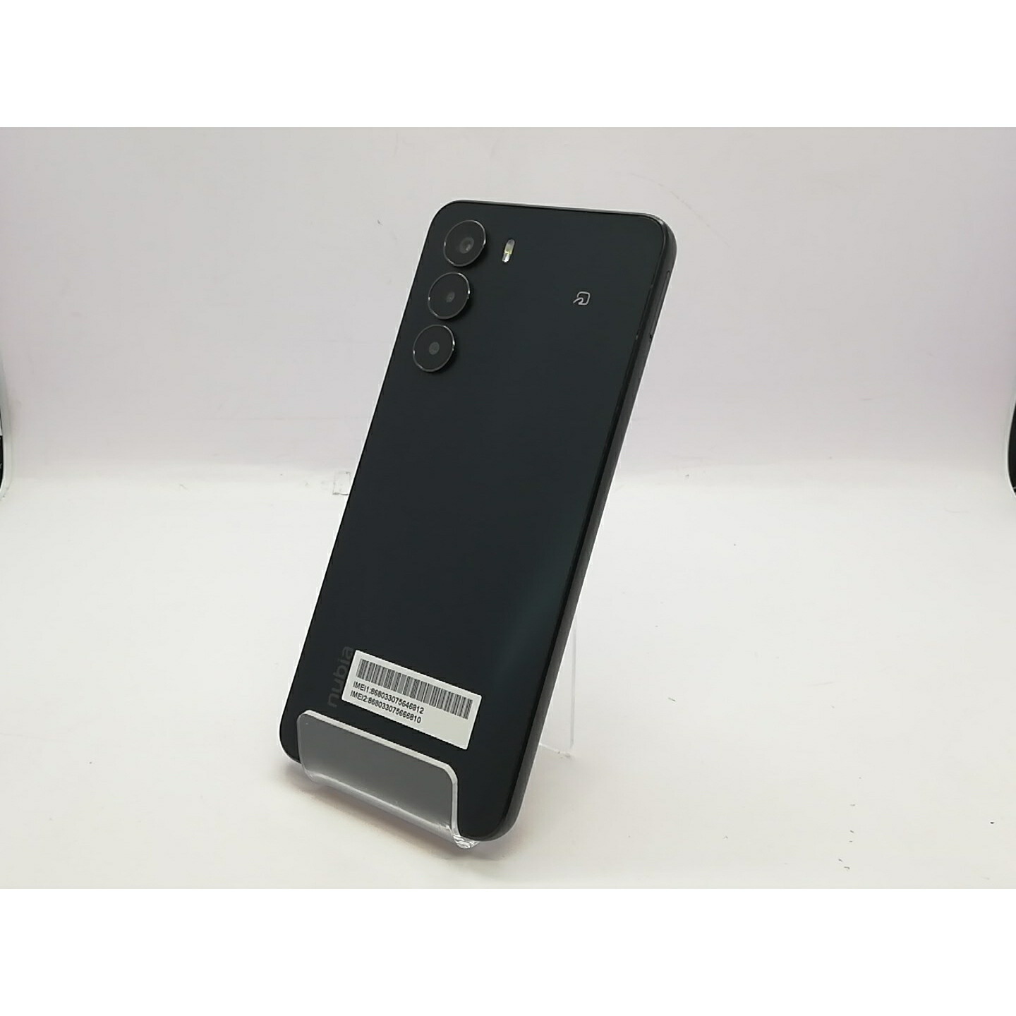 【中古】ZTE ymobile 【SIM無償性】 nubia S 5G 4GB 128GB 黒いこと A403ZT【立川フロム中武】引き受ける継続期間１ヶ月【序列付けるA】