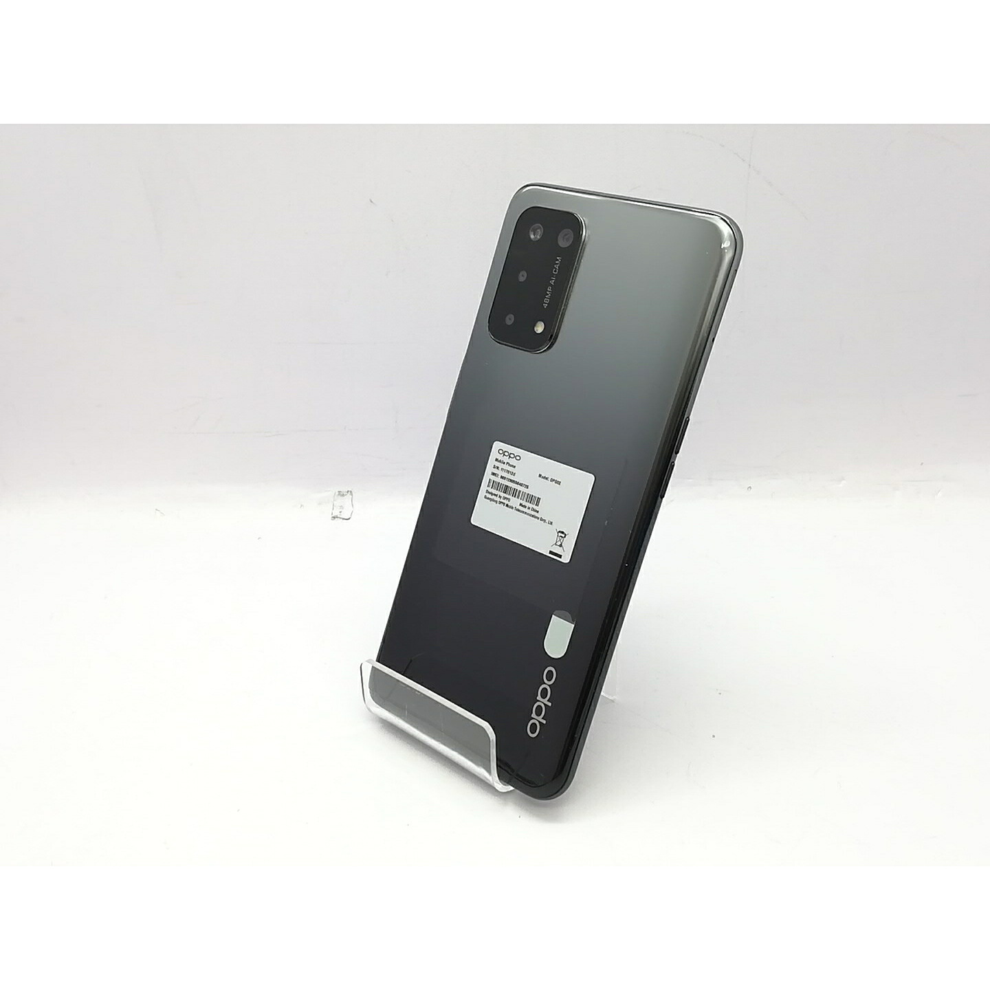 【中古】Oppo au 【SIMロック解除済み】 OPPO A54 5G シルバーブラック 4GB 64GB OPG02【立川フロム中武】保証期間１ヶ月【ランクA】｜じゃんぱら店