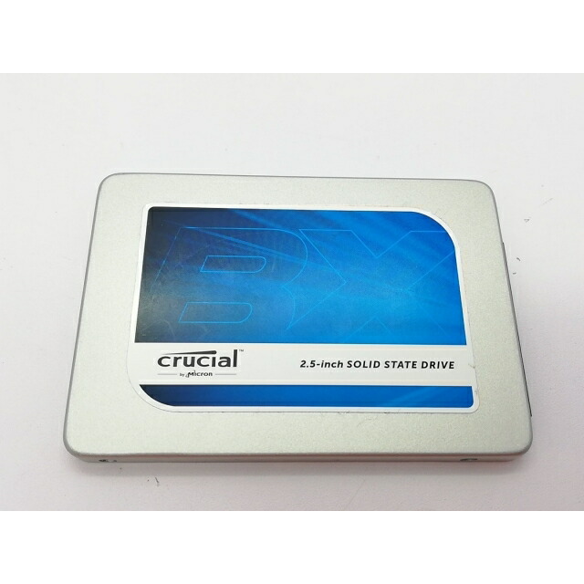 【中古】Crucial BX200 CT480BX200SSD1 480GB/SSD/6GbpsSATA/TLC/2015年11月【立川フロム中武】引きうける継続期間１週