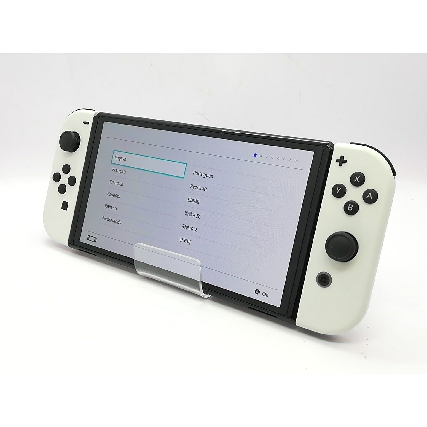 【中古】Nintendo Switch 本体 (有機ELモデル) HEG-S-KAAAA ホワイト 【2021年10月】【立川フロム中武】保証期間1ヶ月【ランクB】|じゃんぱら店