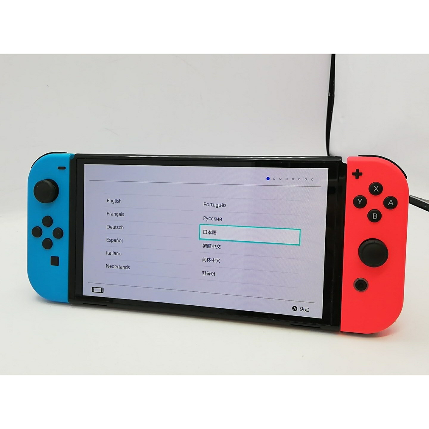 【中古】Nintendo Switch 本体 (有機ELモデル) HEG-S-KABAA ネオンブルー・ネオンレッド 【2021年10月】【立川フロム中武】保証期間1ヶ月【ランクB】|じゃんぱら店