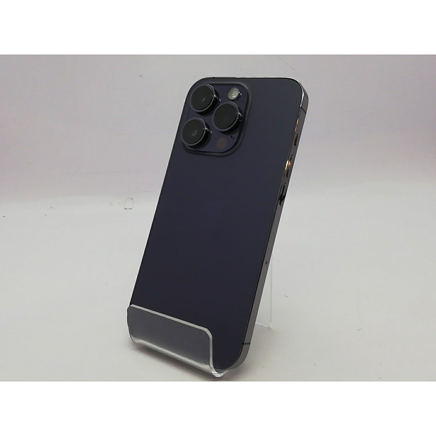 【中古】Apple docomo 【SIMフリー】 iPhone 14 Pro 128GB ディープパープル MQ0F3J/A【立川フロム中武】保証期間１ヶ月【ランクB】