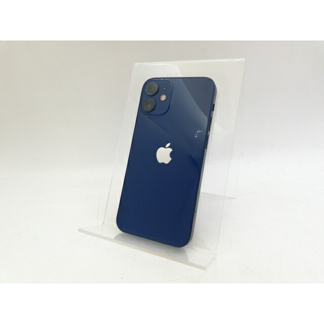 【中古】Apple docomo 【SIMロック解除済み】 iPhone 12 mini 64GB ブルー MGAP3J/A【立川フロム中武】保証期間１ヶ月【ランクC】