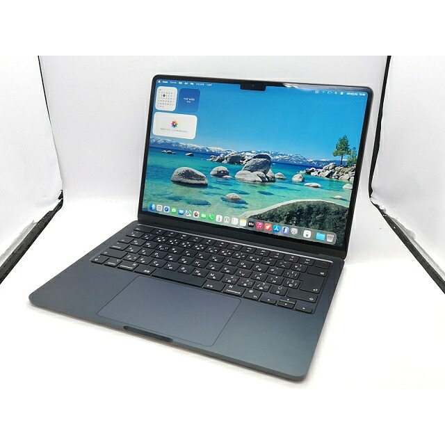 【中古】Apple MacBook Air 13in CTO (M2,2022) 真夜中 M2(中央処理装置:8C/GPU:8C)/16G/512G/30W AC【立川フロム中武】引き請ける継続期間１ヶ月【位置付けるB】 ノートPC-パソコン