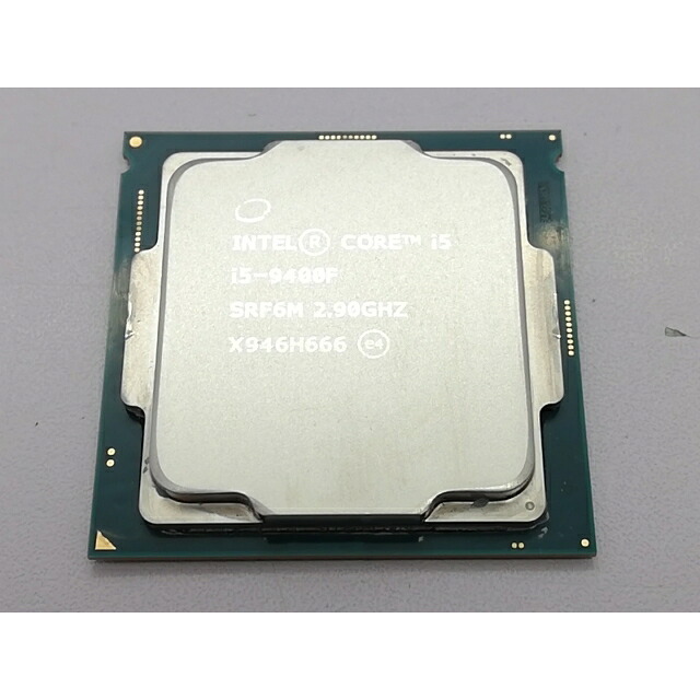 【中古】Intel Core i5-9400F (2.9GHz/肺結核:4.1GHz/SRF6M/U0) bulk LGA1151/6C/6T/L3 9M/No iGPU/TDP65W【立川フロム中武】引き受ける継続期間１週