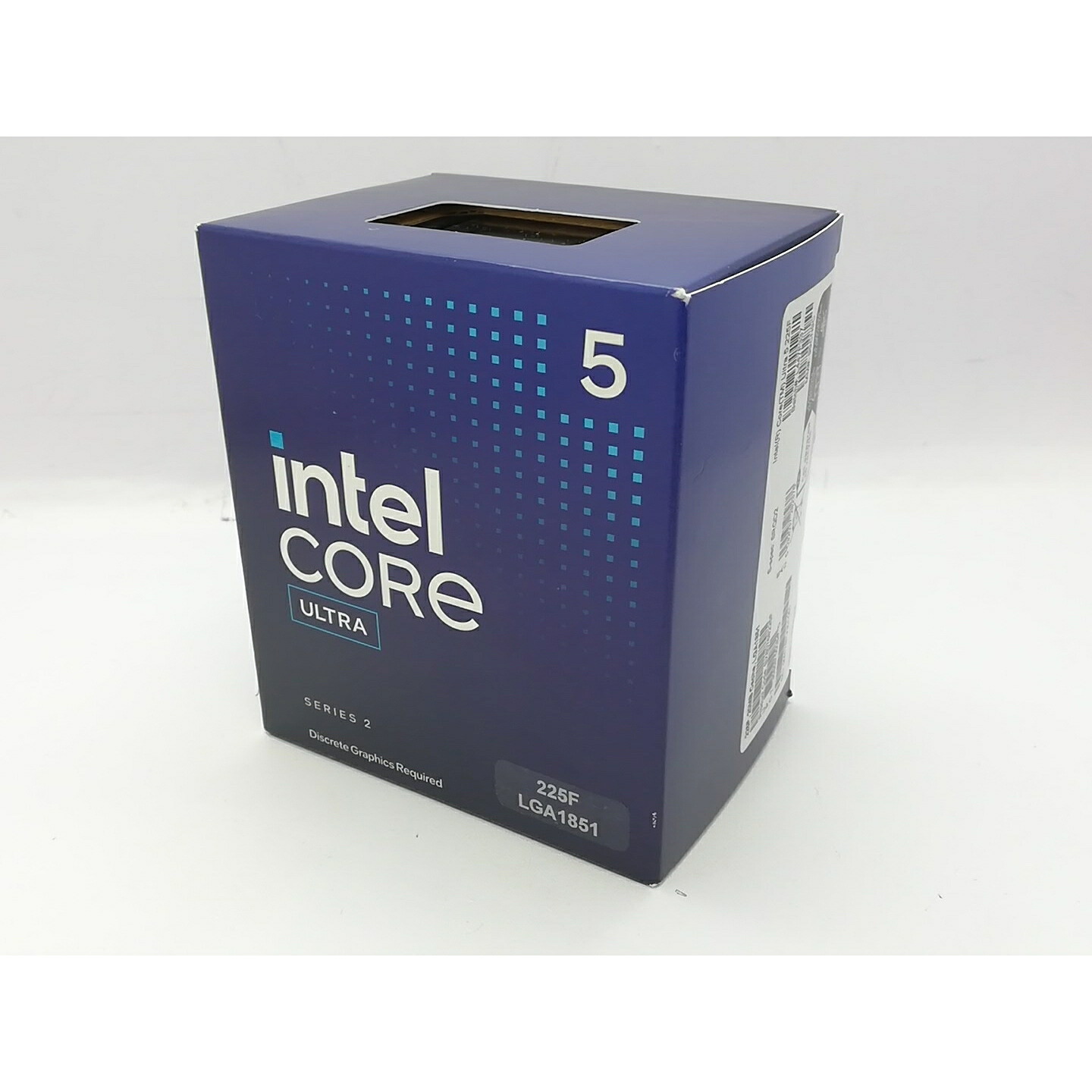 【未当てはめる】Intel Core Ultra 5 225F (3.3GHz) Box LGA1851/10C(P:6C/E:4C)/10T/L3 20M/PBP65W【立川フロム中武】引き請ける継続期間１週