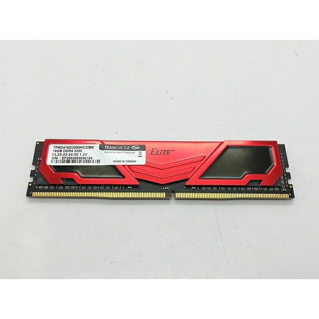 【中古】DDR4 16GB パソコン4-25600(DDR4-3200)【事務机とっ始めパソコン用】【立川フロム中武】引きうける継続期間１週