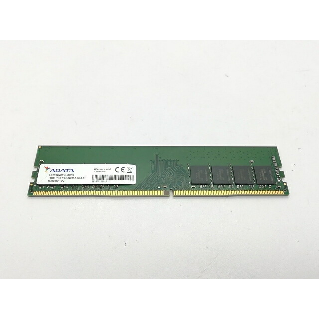【中古】DDR4 16GB パソコン4-25600(DDR4-3200)【事務机とっ始めパソコン用】【立川フロム中武】引きうける継続期間１週
