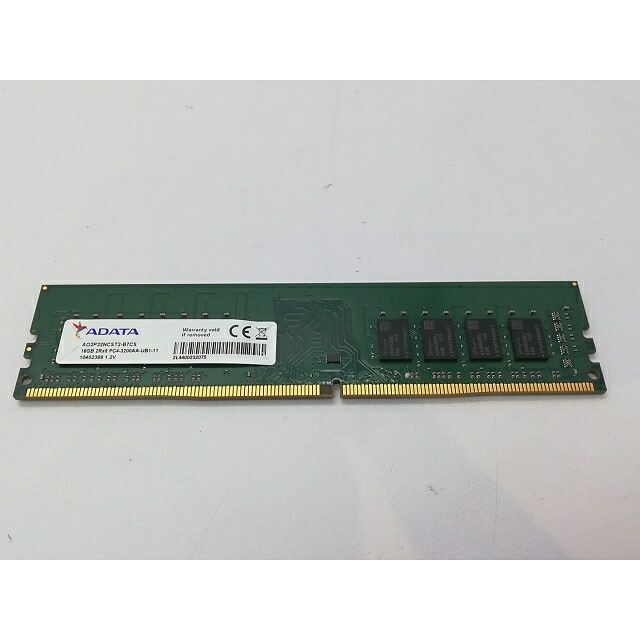 【中古】DDR4 16GB PC4-25600(DDR4-3200)【デスクトップPC用】【立川フロム中武】保証期間１週間