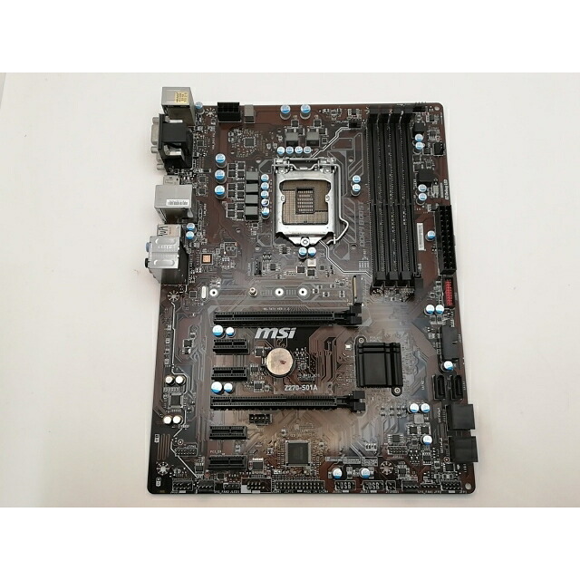 【中古】MSI Z270-S01A Z270/LGA1151/ATX【新宿東口】引きうける継続期間１週