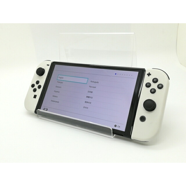 【中古】Nintendo Switch 本体 (有機ELモデル) HEG-S-KAAAA ホワイト 【2021年10月】【新宿東口】保証期間1ヶ月【ランクA】|じゃんぱら店