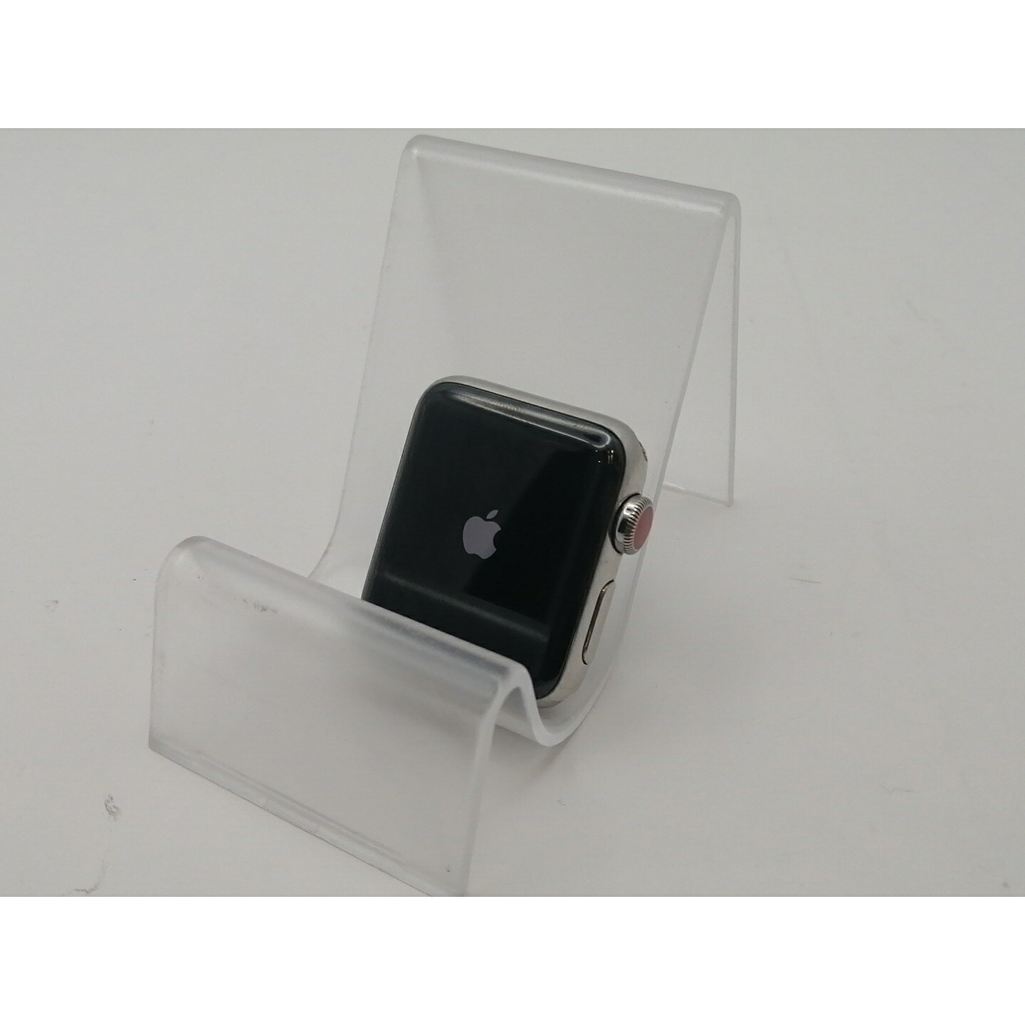 【中古】Apple Apple Watch Series3 Cellular 38粍 シルバーステンレスケース (ダンス楽隊絶無)【新宿東口】引き受ける継続期間１ヶ月【序列付けるC】