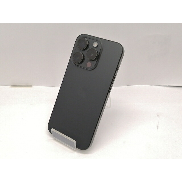 【中古】Apple SoftBank 【SIMフリー】 iPhone 15 Pro 128GB ブラックチタニウム MTU73J/A【新宿東口】保証期間１ヶ月【ランクB】