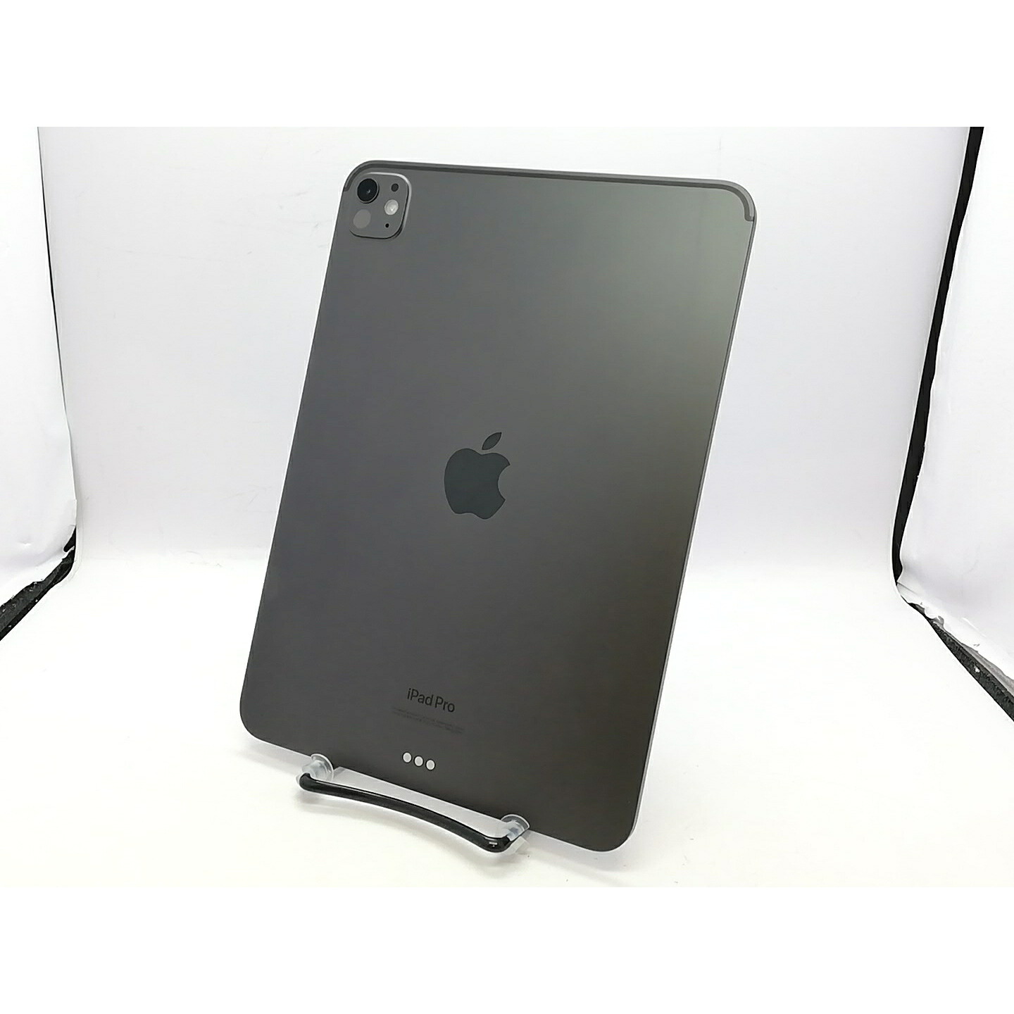 【中古】Apple 【Wi-Fi】 11in iPad Pro（M4/2024） 256GB 間隔文字黒いこと 標準尺度硝子 MVV83J/A【新宿東口】引きうける継続期間１ヶ月【位置づけるA】