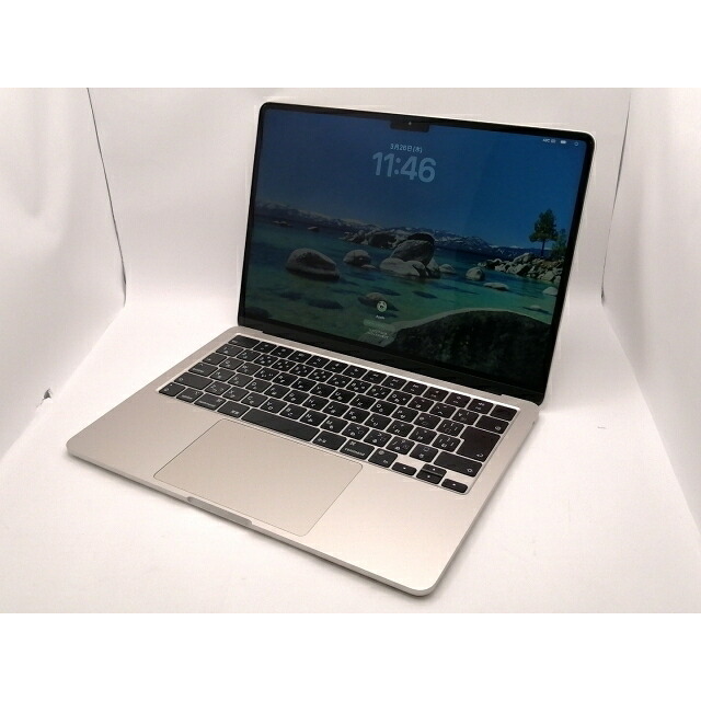 【中古】Apple MacBook Air 13インチ CTO (M2,2022) スターライト M2(CPU:8C/GPU:10C)/16G/512G/30W AC【新宿東口】保証期間１ヶ月【ランクB】