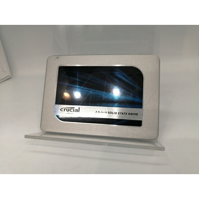 【中古】Crucial MX500 CT500MX500SSD1 500GB/SSD/6GbpsSATA/2018年1月/3D TLC【東池袋1丁目】引きうける継続期間１週