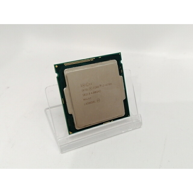 【中古】Intel Core i7-4790K(4.0GHz/肺結核:4.4GHz) Bulk LGA1150/4C/8T/L3 8M/固定ディスク4600/TDP88W【東池袋1丁目】引き受ける継続期間１週