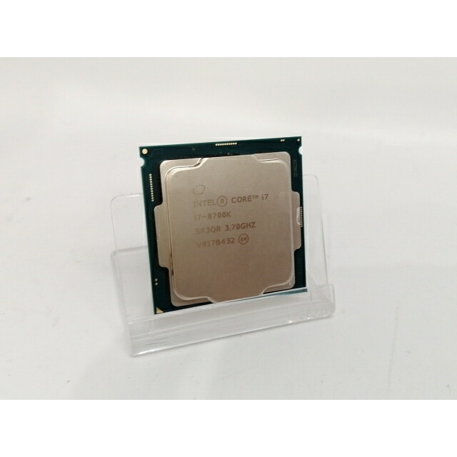 【中古】Intel Core i7-8700K (3.7GHz/肺結核:4.7GHz) bulk LGA1151/6C/12T/L3 12M/UHD630/TDP95W【東池袋1丁目】引き受ける継続期間１週