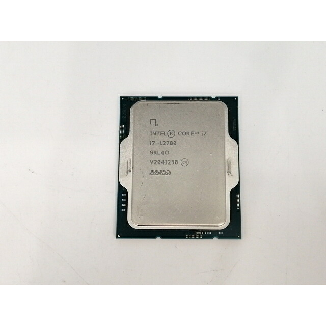 【中古】Intel Core i7-12700(2.1GHz) Bulk LGA1700/12C(P:8C/E:4C)/20T/L3 25M/UHD770/PBP65W【東池袋1丁目】引きうける継続期間１週