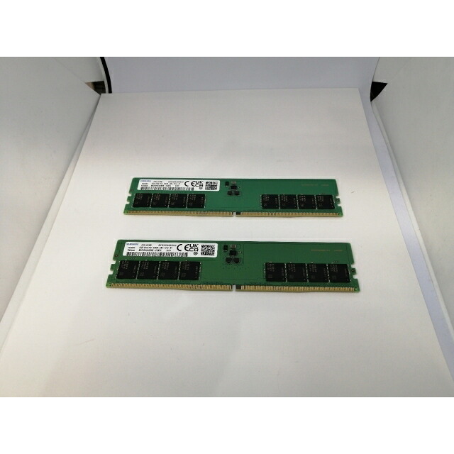 【中古】DDR5 32GB 2枚組（合計64GB） DDR5-4800(PC5-38400)【デスクトップPC用】【東池袋1丁目】保証期間１週間