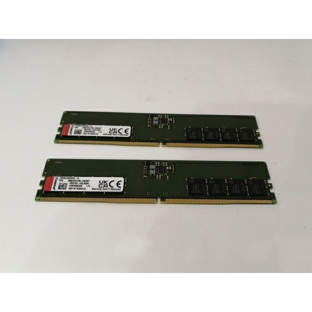 【中古】DDR5 16GB 2枚組（合計32GB） DDR5-5600(PC5-44800)【デスクトップPC用】【東池袋1丁目】保証期間１週間｜じゃんぱら店