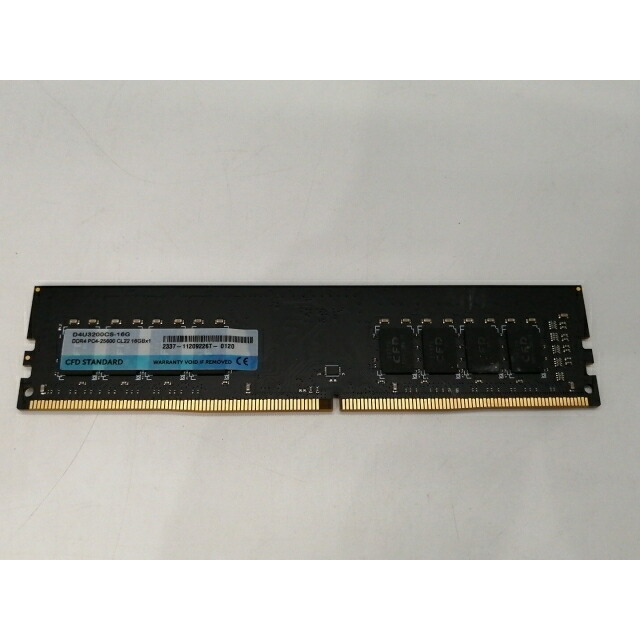 【中古】DDR4 16GB パソコン4-25600(DDR4-3200)【事務机いの一番パソコン用】【東池袋1丁目】引き受ける継続期間１週