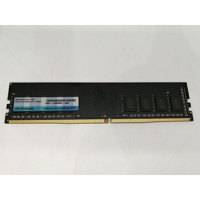 【中古】DDR4 16GB パソコン4-25600(DDR4-3200)【事務机いの一番パソコン用】【東池袋1丁目】引き受ける継続期間１週