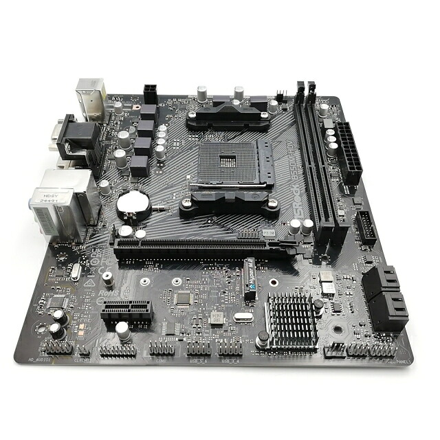 【中古】ASRock B550M-HDV B550/AM4/MicroATX【EC真っただ中】引き請ける継続期間１週