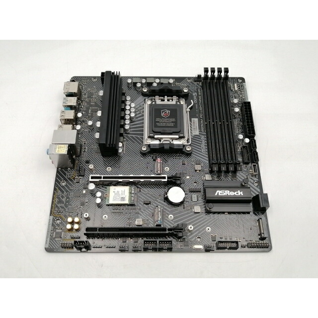 【中古】ASRock B650M PG Lightning WiFi B650/AM5/MicroATX【ECセンター】保証期間１週間