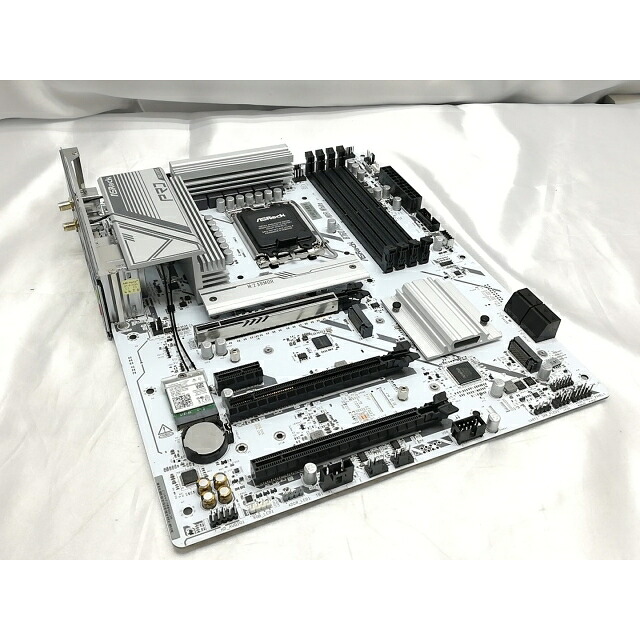 【中古】ASRock B760 Pro RS 無線LAN White B760(DDR5)/LGA1700/ATX【EC真っただ中】引き請ける継続期間１週