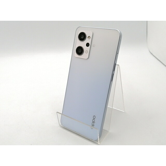 【中古】Oppo ymobile 【SIM無償性】 OPPO Reno7 A 意気込み青み 6GB 128GB A201OP【EC真っただ中】引き受ける継続期間１ヶ月【序列付けるA】