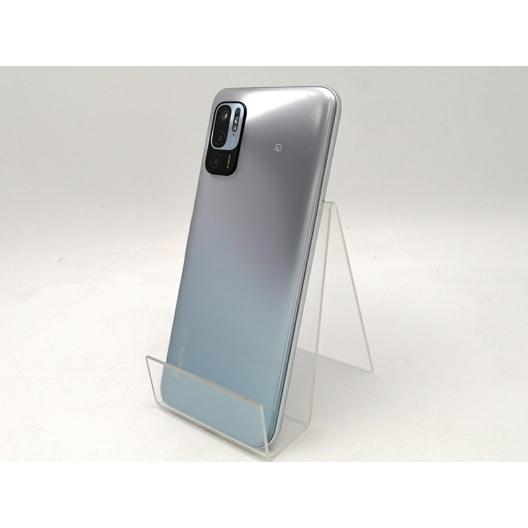 【中古】Xiaomi au 【SIM無償性】 Redmi Note 10 JE クロームしろがね色 4GB 64GB XIG02【EC真っただ中】引き受ける継続期間１ヶ月【序列付けるC】