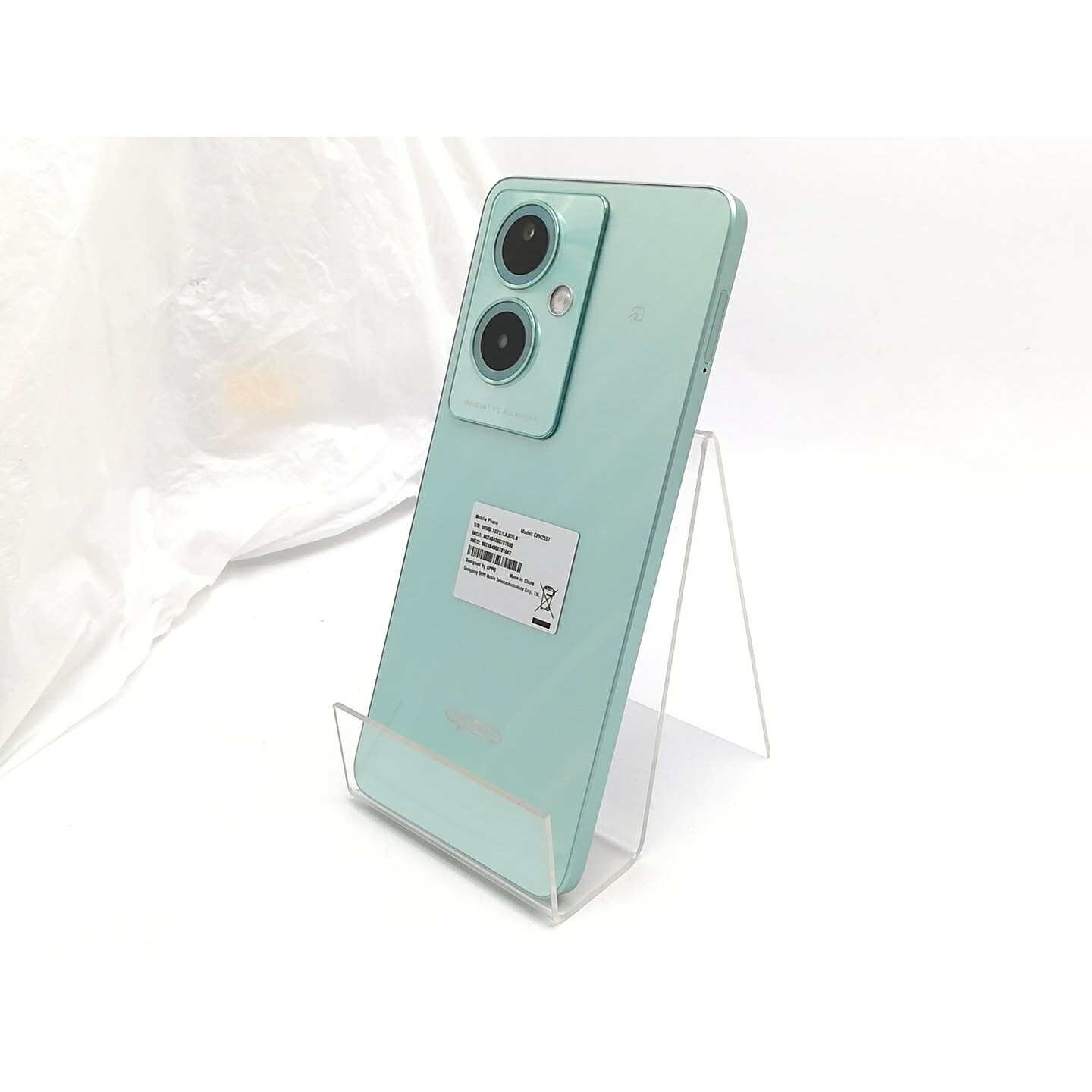 【中古】Oppo 国内版 【SIM無償性】 OPPO A79 5G 4GB 128GB グローグリーン CPH2557【EC真っただ中】引き受ける継続期間１ヶ月【序列付けるB】